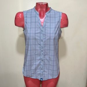 Rabbit plaid top shirt blouse